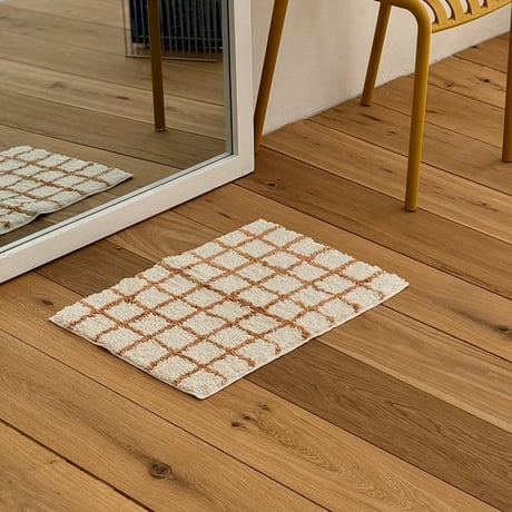 mat-03076　Orange Graph Check Mat