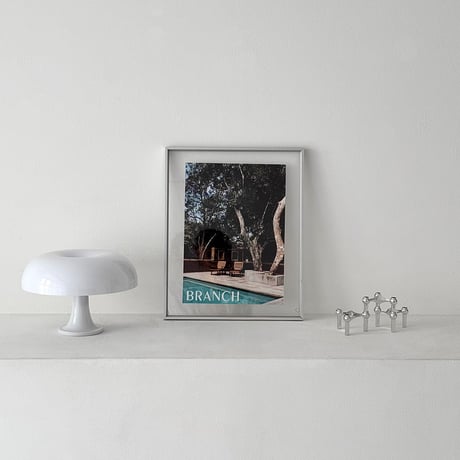 poster-03189　BRANCH on  Silver Frame Art Poster 50×40cm