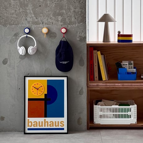 clock-03120　Bauhaus Geometry Art Panel Wall Clock