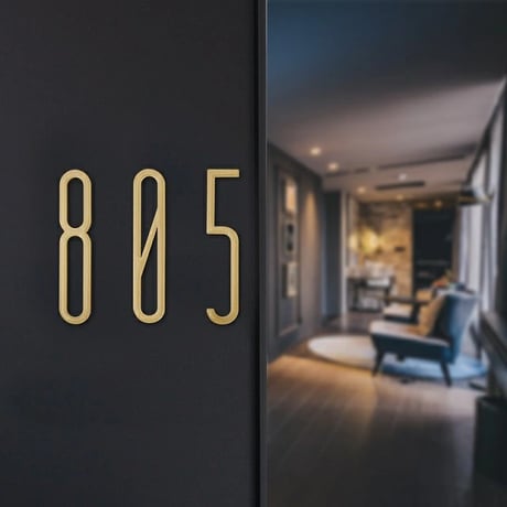 sign-03001　70mm Uppercase Brass Letters
