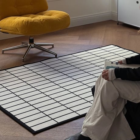 rug-03093　 Grid Line Rug 120×180