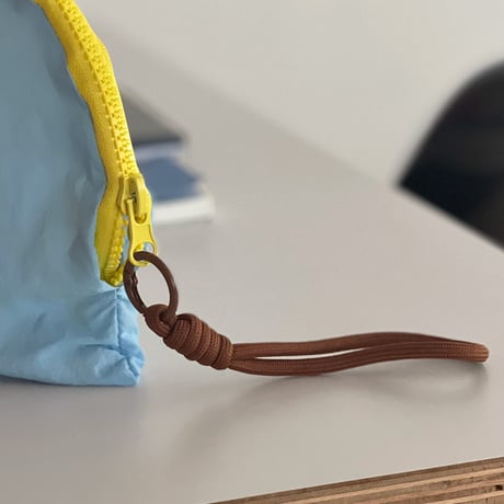 pouch-03007　Bicolor Multi Pouch with Strap