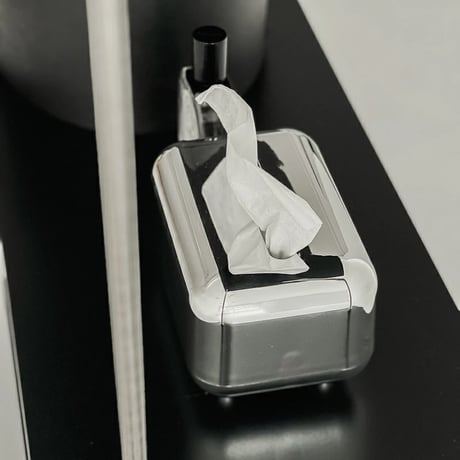 tissuebox-03031　Silver Tissue Case
