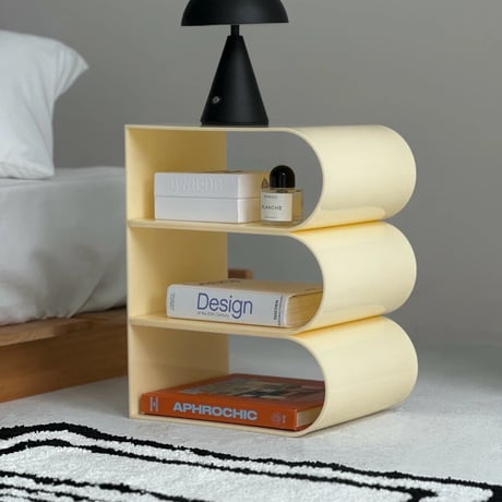 magazinerack-03035　Acrylic 3Way Magazine Rack Side Table