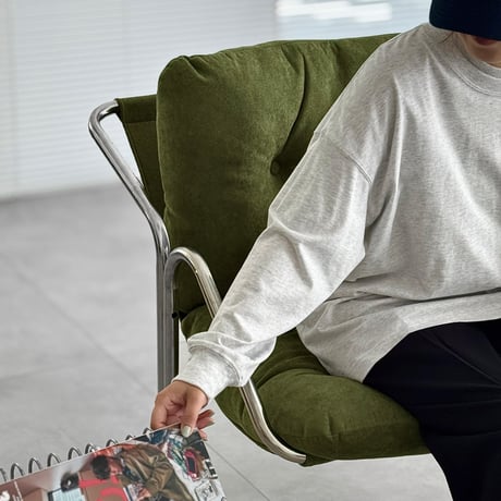chair-03114　Stainless Sling Fabric Lounge Chair