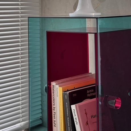 rack-03123　Blue × Red Acrylic Layered Rack