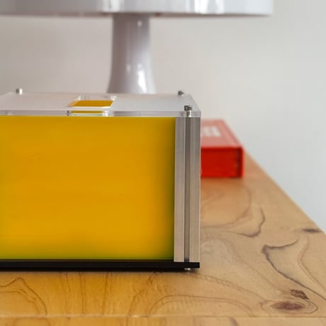 tissuebox-03089 Aluminum Frame Color Acrylic Tissuecase