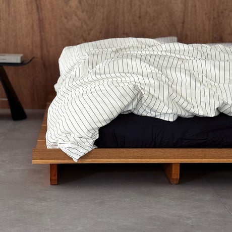 beddingsets-03093　White Pin Stripe Bedding Sets