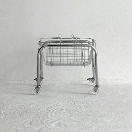 wagon-03002　Steel Caster Wagon With Basket And Handle