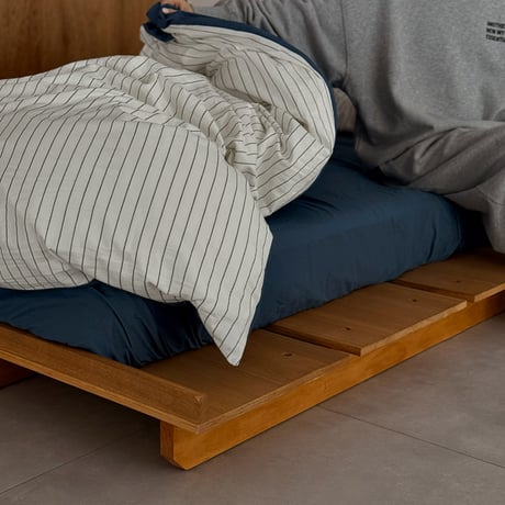 beddingsets-03137　Pencil Stripe×Blue Stripe Bedding Sets