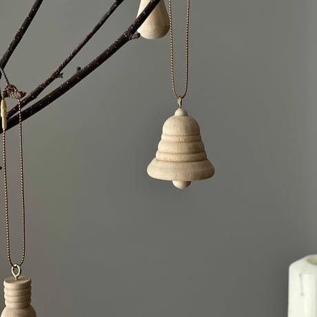 ornaments-03001　Natural Wood Christmas Ornament Tree Decoration
