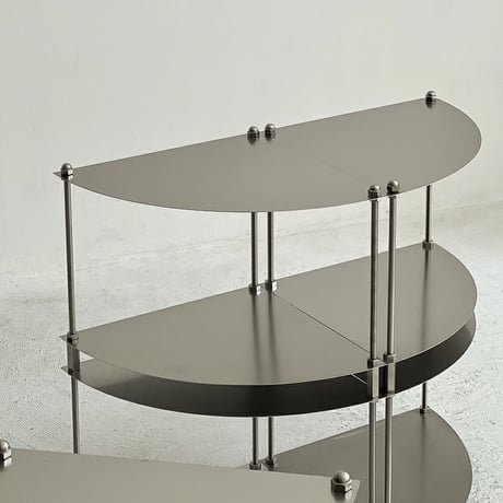 rack-03065　Stainless Steel Corner Fan Shaped Modular Shelf