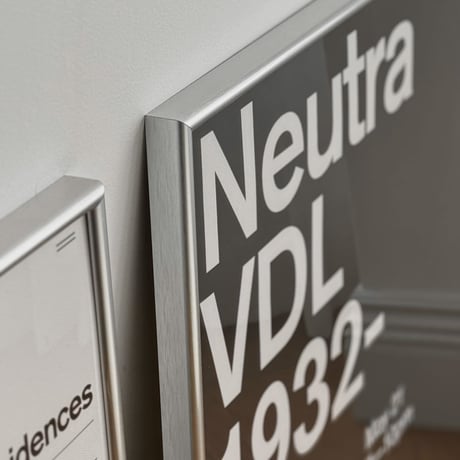 poster-03106　Neutra VDL Studio And Residences Silver Frame Art Poster 50×40