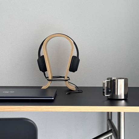 lifestyle-03012　Plywood Headphone Stand