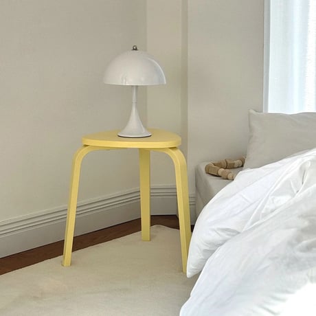 stool-03027　Triangle Yellow Stool