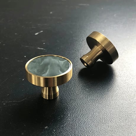 wall-03003　Wall Hook Brass Gold 3cm Marble Wall Decoration