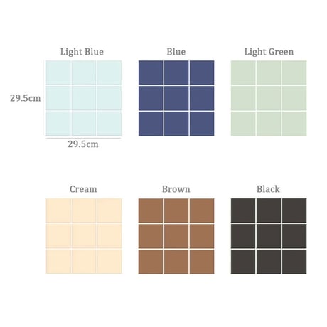 3dtile-b5　Three-dimensional Tile Panel Sticker 29.5×29.5cm b5