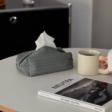 tissuebox-03035　Intrecciato Tissue Case