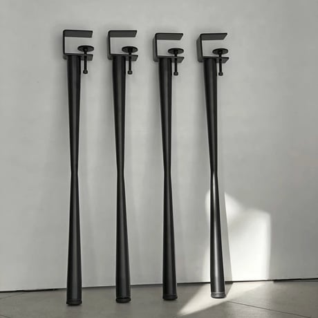 table-03070　Constriction 4iece Set Clamp Iron Legs Table Legs