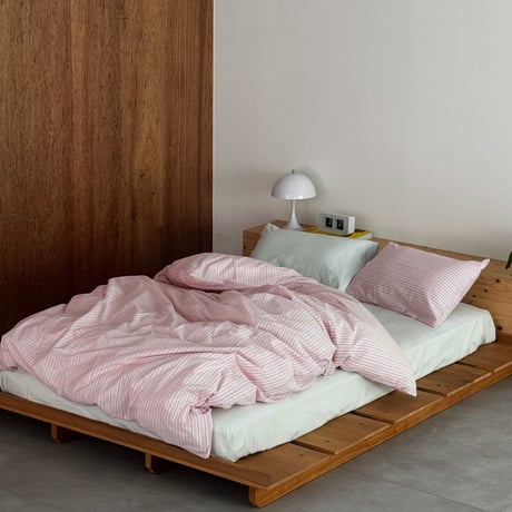 beddingsets-03112　pink×mint Stripe Bedding Sets