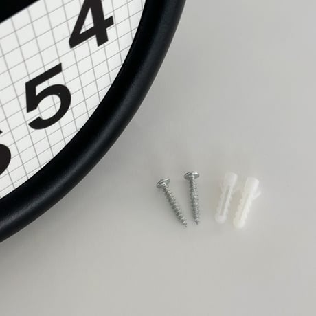 clock-03111　Black Wall Clock For Corners only Silent