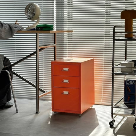 wagon-03029　Color Steel Cabinet Desk Wagon