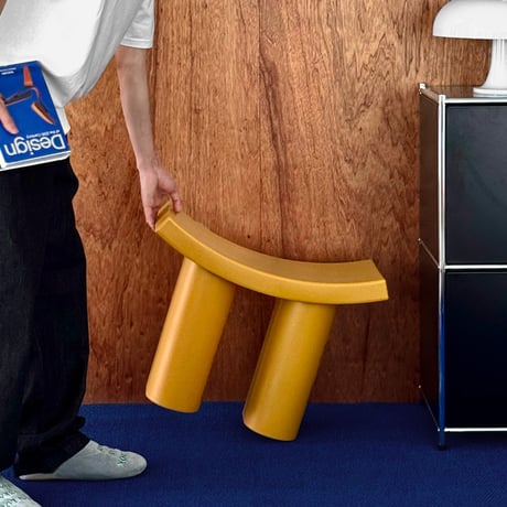stool-03068　Curve Design Color Stool Side Table