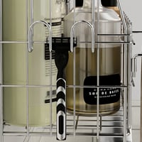 rack-03129　Stainless Steel (SUS304) Hanging Bath Rack with Hooks Foldable