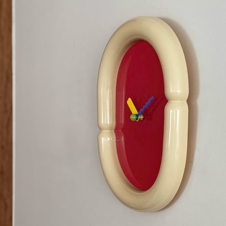 clock-03107　Oval Design Wall Clock