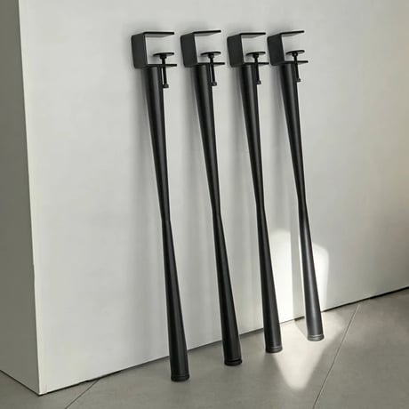 table-03070　Constriction 4iece Set Clamp Iron Legs Table Legs