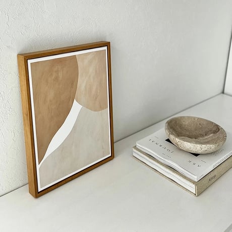 poster-03016　Nude Color Art Poster With Frame 40×30