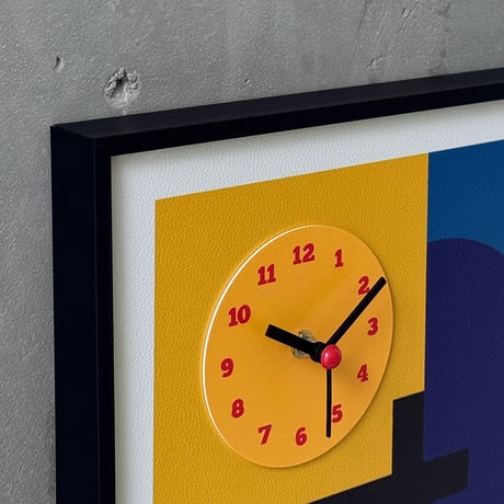 clock-03120　Bauhaus Geometry Art Panel Wall Clock
