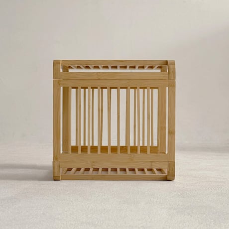 rack-03011　Bamboo Open Rack Side Table Assembled