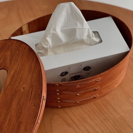 tissuebox-03044　Brown Shaker Box Tissue Case For Box Tissues