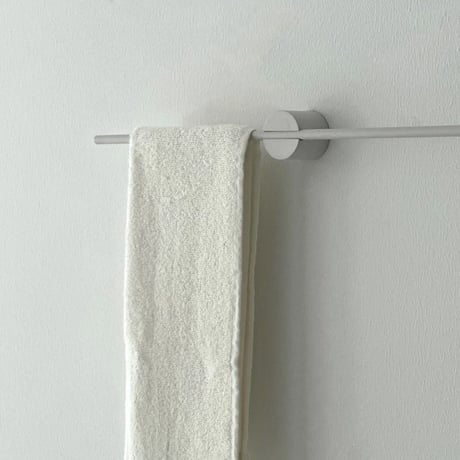 wall-03087　White Slide Line Towel Hanger 60cm