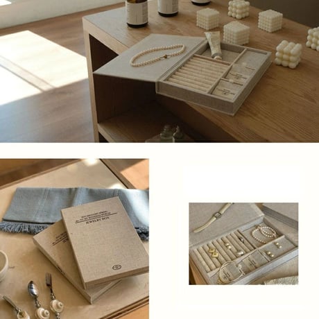 box-03079　Book design linen Over Accessory ase