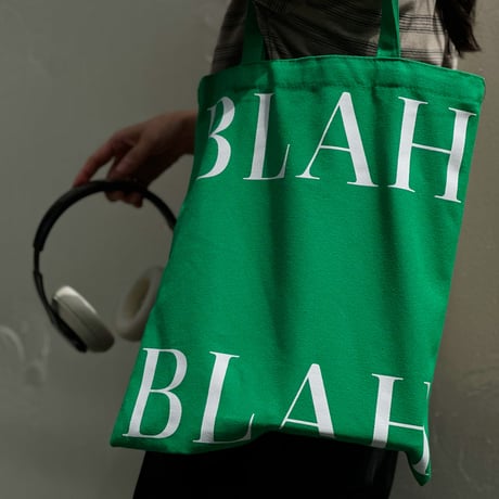 bag-03121　BLAH Color Tote Bag Blue / Green / Yellow