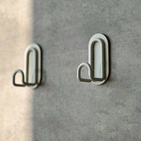 wallhook-03008　Iron J Hooks Wall Hooks/Set of 2