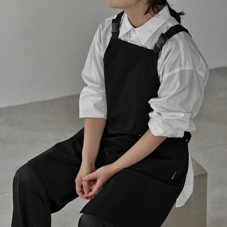 apron-03033　Waterproof Adjustable Buckle Work Apron Black