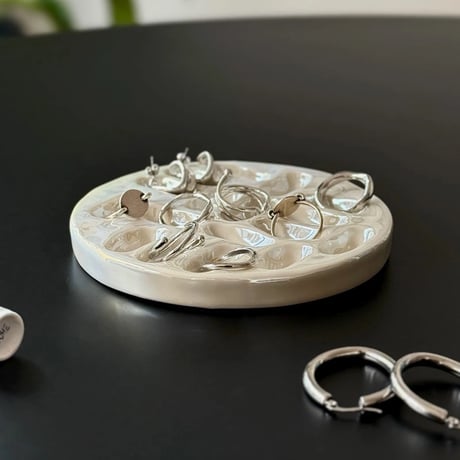 plate-03114　Ceramic Ring Holder B Accessory Tray