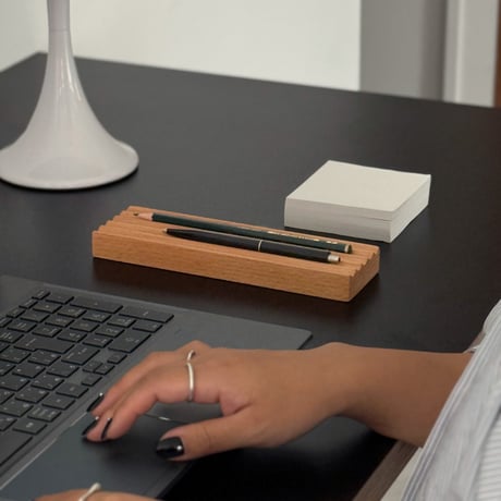 stationery-03050　Wood Pen Tray
