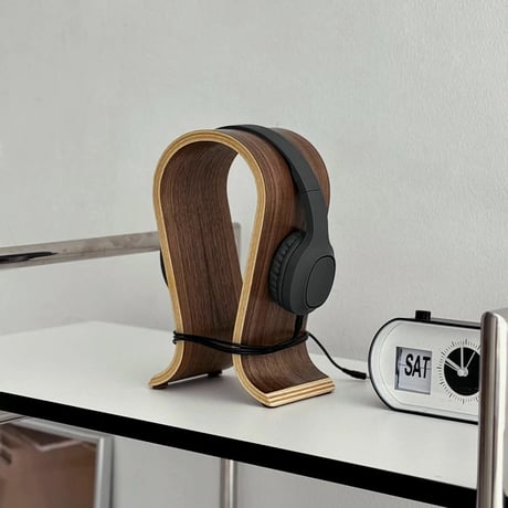 lifestyle-03012　Plywood Headphone Stand