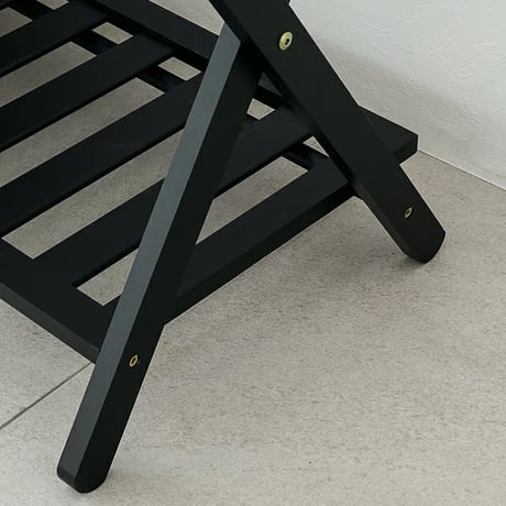 rack-03021　Black Folding Luggage Rack