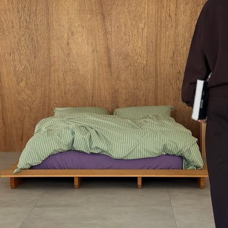 beddingsets-03138　Green×Purple Stripe Bedding Sets