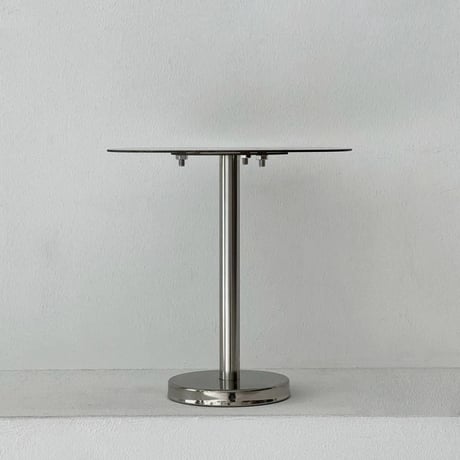 table-03183　Stainless Steel Round Mini Table