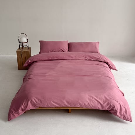 beddingsets-03056　Plain Pink Bedding Sets