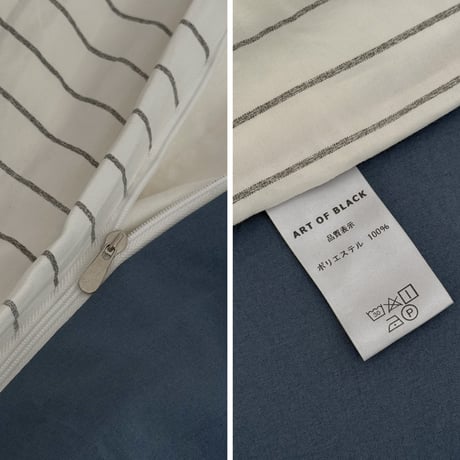 beddingsets-03137　Pencil Stripe×Blue Stripe Bedding Sets