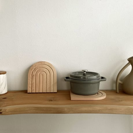 tray-03096　Mini Rainbow Wood Tray 22×20