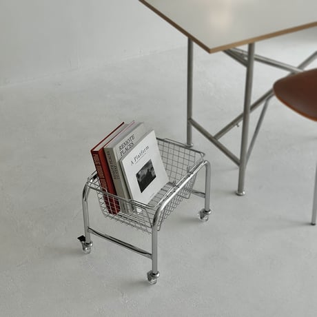 wagon-03002　Steel Caster Wagon With Basket And Handle