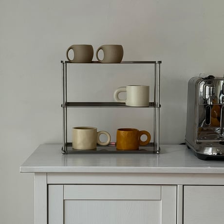 rack-03116　Stainless Steel Hairline Finish 3 Tier Ball Stand Display Rack